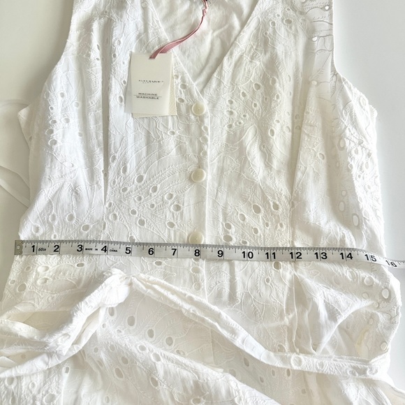 NWT Alex Marie Classic White Eyelet Dress - Picture 5 of 9